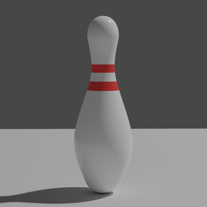 【３Dモデル 】ボウリングピン / bowling pin