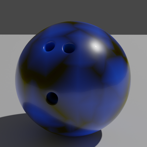 【３Dモデル 】ボウリングボール / bowling ball