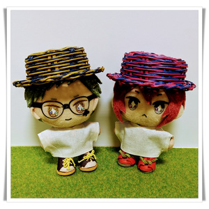 10cmぬいちゃんサイズのカンカン帽 - 開発屋THEO - BOOTH