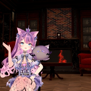 【Warudo/VRoom用3D背景データ】Vintage_Library Room 缩略图 9