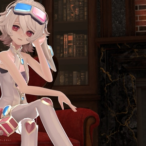 【Warudo/VRoom用3D背景データ】Vintage_Library Room 缩略图 5