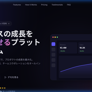 Aurora - SaaSランディングページテンプレート【HTML/CSS/JS】
