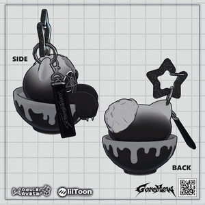 GoreMew Mascot Charm -2000Followers Novelty- 缩略图 2