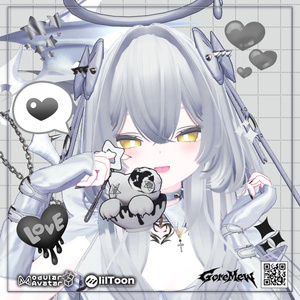 GoreMew Mascot Charm -2000Followers Novelty- 缩略图 4