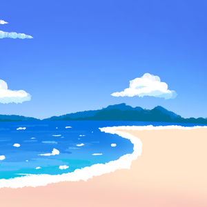 海背景