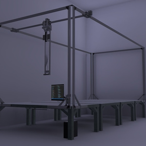 Michelangelo Rail Gantry System - VRChat Udon Prefab