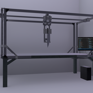 Michelangelo Rail Gantry System - VRChat Udon Prefab