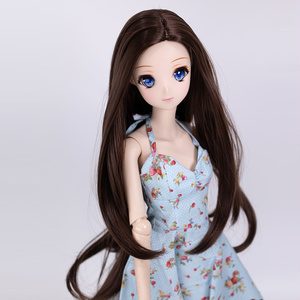 SD DDサイズ耐熱ウイッグ 8~9インチ WM-029 (チョコレート)