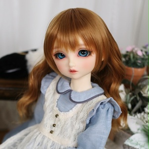 MSD SDMサイズ耐熱ウイッグ 7~8インチ WMM-009 (シュガーキャラメル)