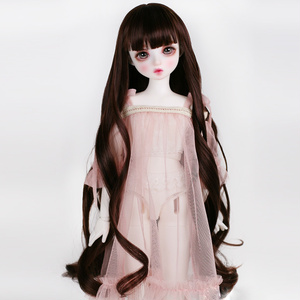 MSD SDMサイズ耐熱ウイッグ 7~8インチ WMM-022 (チョコレート)