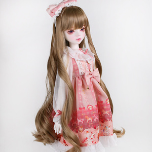 MSD SDMサイズ耐熱ウイッグ 7~8インチ WMM-022 (クリームベージュ)