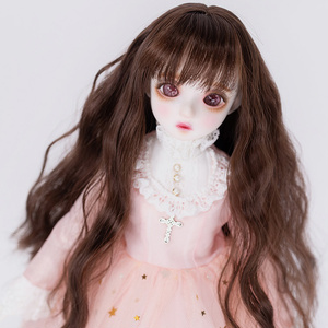 MSD SDMサイズ耐熱ウイッグ 7~8インチ WMM-030 (チョコレート)