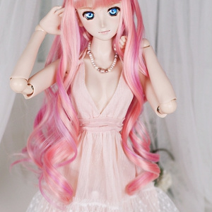 シフォンホルターネックドレスブピンク 1/3 SD