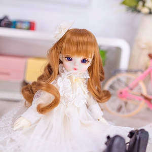 子犬わたあめ カスタム ヘッド＋ボディ、カスタムウィッグ＋おまけ