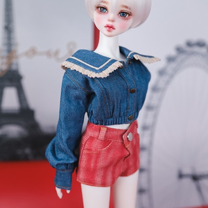 フリル カラー ジャケットブルー 1/4 MSD