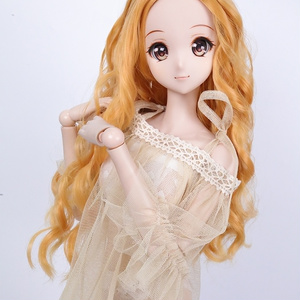 SD DDサイズ耐熱ウイッグ 8~9インチWM-037 (マンダリンオレンジ)