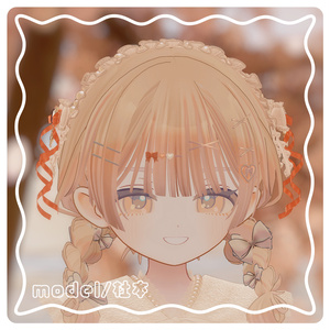 【VRChat向け】♡PureRibbon♡【3Dアクセサリーモデル】 缩略图 9