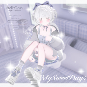 【8アバター対応】♡MySweetDays♡【VRChat向け衣装モデル】 缩略图 2