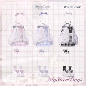 【8アバター対応】♡MySweetDays♡【VRChat向け衣装モデル】 缩略图 4