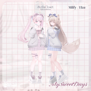 【8アバター対応】♡MySweetDays♡【VRChat向け衣装モデル】 缩略图 9