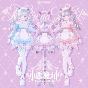 【発売記念SALE】🦇❤️小悪魔メイド❤️🦇-KoakumaMaid-【VRChat向け衣装モデル】 缩略图 7