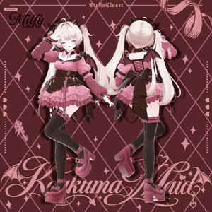 【発売記念SALE】🦇❤️小悪魔メイド❤️🦇-KoakumaMaid-【VRChat向け衣装モデル】 缩略图 14