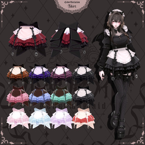 【発売記念SALE】🦇❤️小悪魔メイド❤️🦇-KoakumaMaid-【VRChat向け衣装モデル】 缩略图 10