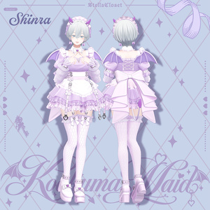 【発売記念SALE】🦇❤️小悪魔メイド❤️🦇-KoakumaMaid-【VRChat向け衣装モデル】 缩略图 17