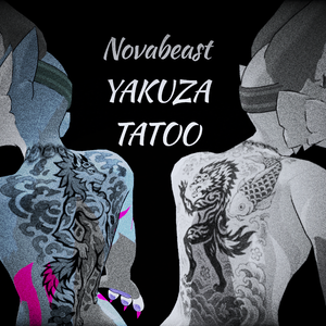 Novabeast向け和彫りテクスチャ/Yakuza tatoo for Novabeast