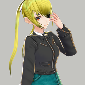 フライトジャケット～小山芳姫イラストプリントver