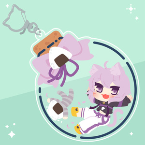 おかゆちゃんとおにぎりゃーの瓶詰めアクキー