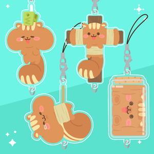 お仕置きまつりすアクキー