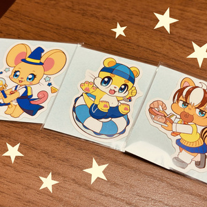 ［ダイカットシールA］うぃっチュ　みずかわ　しま