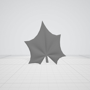 3dモデル　葉っぱ　obj fbx