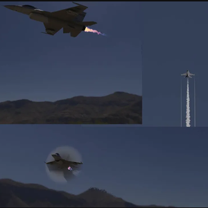 [Houdini hip file] Jet Fx Assets After Burner Trail Smoke
