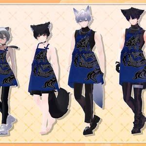 【MA設定済み】しんぷるエプロン forMen【4アバター対応】 缩略图 6