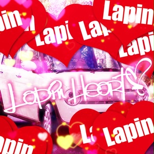Lapin HEART RED STICKER - ラパン ハート レッド ステッカー / SUZUKI スズキ