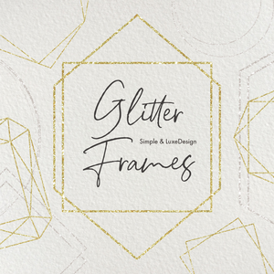 glitter frames