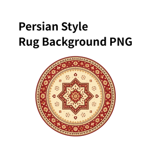 ペルシャ風ラグ背景素材  Persian Style Rug Background