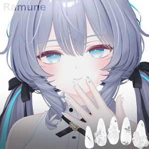 【5アバター対応】Nail / Veiled Bloom -ウスギヌノハナ- 【MA対応】 缩略图 8