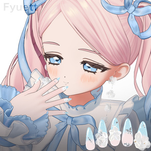 【5アバター対応】Nail / Veiled Bloom -ウスギヌノハナ- 【MA対応】 缩略图 4