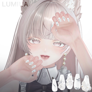 【5アバター対応】Nail / Veiled Bloom -ウスギヌノハナ- 【MA対応】 缩略图 11