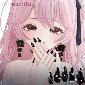 【5アバター対応】Nail / Veiled Bloom -ウスギヌノハナ- 【MA対応】 缩略图 14