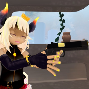 VRChat想定　ハンドガン　2種類 缩略图 12