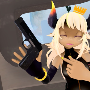 VRChat想定　ハンドガン　2種類 缩略图 10