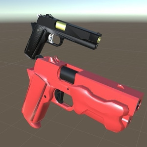 VRChat想定　ハンドガン　2種類 缩略图 2