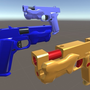 VRChat想定　ハンドガン　2種類 缩略图 8