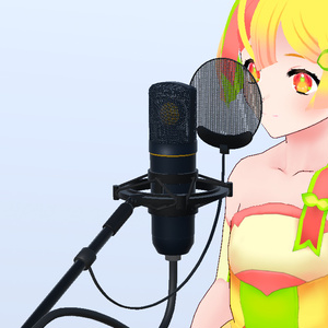 3tene用コンデンサマイク2（スタンド付き）