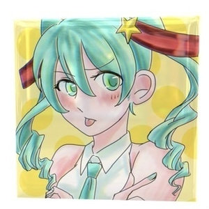 偶像少女　缶バッジ