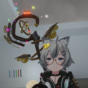 Steampunk-Style Magic Staff [VRChat]
